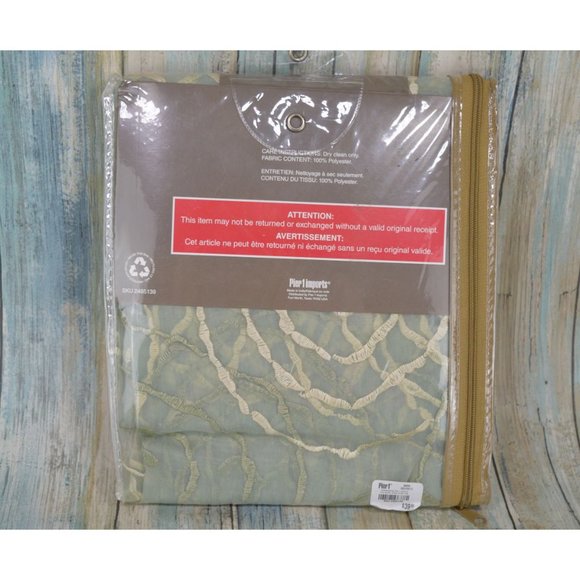 Pier 1 Sheer Window Panel Transparent 54" x 84" New - Picture 4 of 5